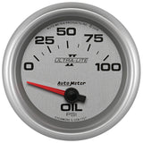 GAUGE, OIL PRESSURE, 2 5/8