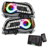 SMD Pre-Assembled Headlights, Non-HID, Black Bezel, ColorSHIFT(tm) 2.0