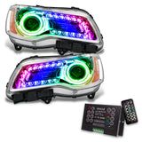 SMD Pre-Assembled Headlights, Non-HID, Chrome Bezel, ColorSHIFT(tm) 2.0 DRL