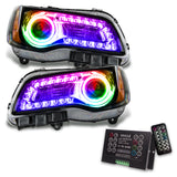 SMD Pre-Assembled Headlights, Non-HID, Black Bezel, ColorSHIFT(tm) 2.0 DRL