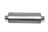 SFT Superflow Center/Center Round Muffler; Stainless