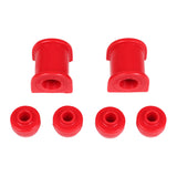 Sway Bar Bushing Set; Red; Rear; Bar Dia. 19mm; Performance Polyurethane;