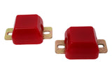 Bump Stop Set; Red; Rear;