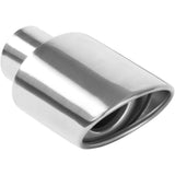 Single Exhaust Tip - 2.25in. Inlet/3.25 x 4.5in. Outlet