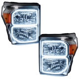 LED Pre-Assembled Headlights, Chrome Bezel, White