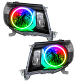 SMD Pre-Assembled Headlights, Black Bezel, ColorSHIFT(tm) - No Controller