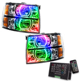 SMD Pre-Assembled Headlights, Square Style, ColorSHIFT(tm) 2.0