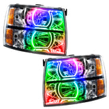 SMD Pre-Assembled Headlights, Square Style, ColorSHIFT(tm) - No Controller