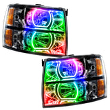 SMD Pre-Assembled Headlights, Black Bezel, ColorSHIFT(tm) - No Controller