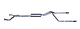 Cat-Back Dual Split Exhaust System; Aluminized