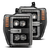 LED Projector Headlights in Black