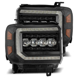 LED Projector Headlights in Black