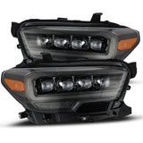 LED Projector Headlights Plank Style Design Midnight Black