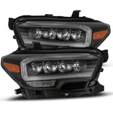 LED Projector Headlights Plank Style Design Black