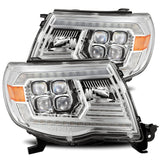 LED Projector Headlights in Chrome