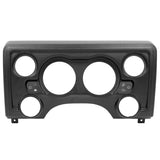 GAUGE MOUNT, DIRECT FIT DASH PANEL, 6 GAUGE (3 3/8