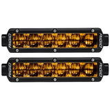 SR-Series DOT/SAE J583 6 Inch Selective Yellow LED Fog Light, Pair