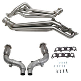 15-23 MUSTANG GT 1-3/4 LONG TUBE HEADERS PLUS SHORT MID PIPE (304 STAINLESS)