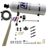 DRY DIRECT PORT NITROUS SYSTEM. 4 CYLINDER W/ 15LB Bottle.