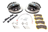 BRAKE KIT NISSAN R35 GTR FRONT, 6 PISTON GREY CALIPERS, 412X36MM ROTORS