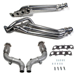 15-23 MUSTANG 5.0 1-7/8 LONG TUBE HEADERS PLUS MID PIPE (SILVER CERAMIC)