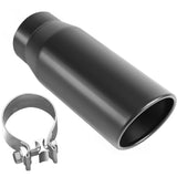 Single Exhaust Tip - 3in. Inlet/4in. Outlet