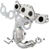 Catalytic Converter with Integrated Exhaust Manifold