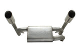 Polaris UTV Dual Exhaust; Stainless