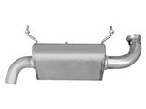 Polaris UTV Single Exhaust System; Stainless