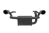 Polaris UTV Dual Exhaust; Black Ceramic