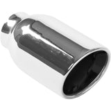 Single Exhaust Tip - 2.25in. Inlet/4in. Outlet