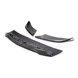 Carbon fiber front splitter for 2015-2020 Ford Mustang Shelby GT350 (3PC)