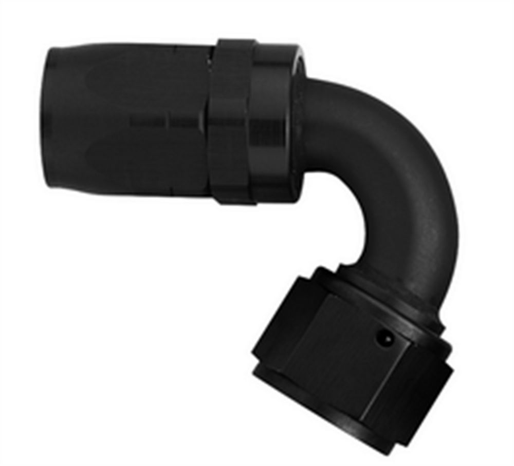 #6 120 Degree Hose End Black