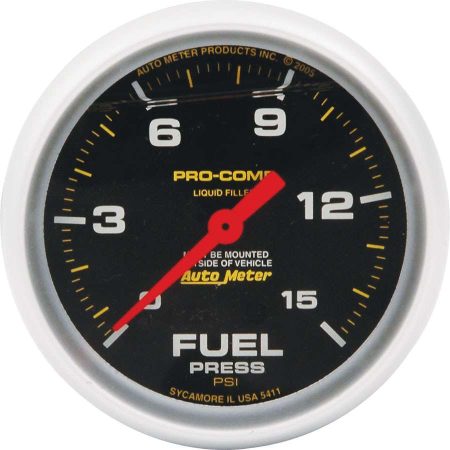 Repl ATM FP Gauge 15psi Pro Comp Discontinued