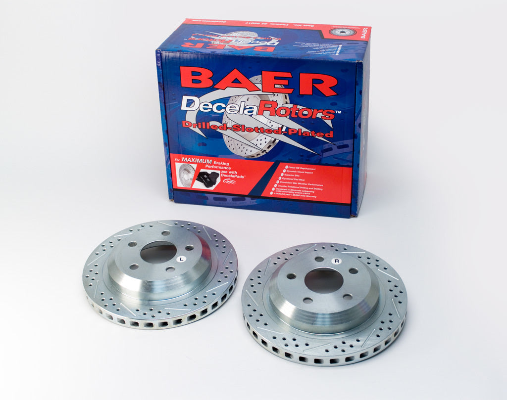 Performance Slotted And Drilled Rotors Pair