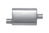 MWA Offset/Center Oval Muffler; Stainless