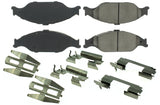 Posi-Quiet Semi-Metallic Brake Pads with Hardwar