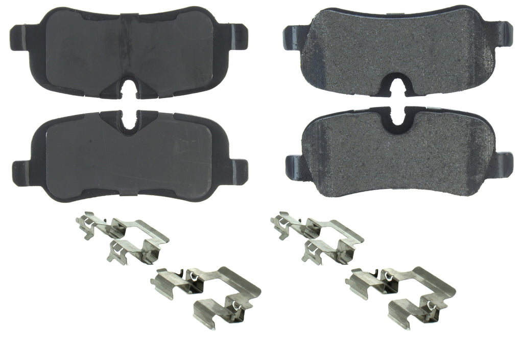 Posi-Quiet Semi-Metallic Brake Pads with Hardwar