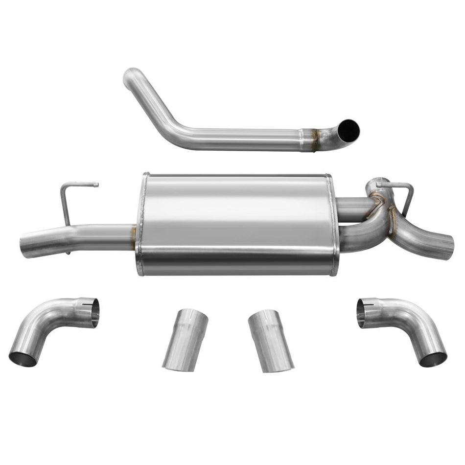 18-   Jeep JL 3.6L Axle Back Exhaust w/Turndown