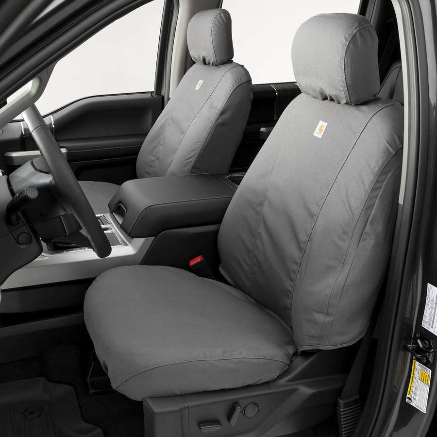 Carhartt Seat Saver Gray Front 14-16 GM Truck