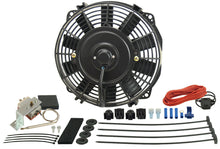 Load image into Gallery viewer, 9in Fan Straight Blade Fan &amp;Thermostat 475 CFM