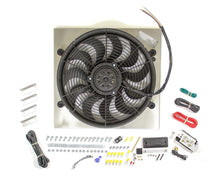 Load image into Gallery viewer, PWM Single RAD Fan/ Aluminum Shroud Assembly