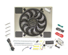 Load image into Gallery viewer, PWM Single RAD Fan/ Aluminum Shroud Assembly