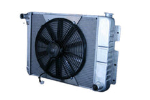 Load image into Gallery viewer, Radiator w/Fans Camaro 67-69 SBC Man Trans Raw