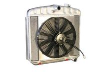 Load image into Gallery viewer, Radiator w/Fans 55-57 Chevy Auto Trans Raw