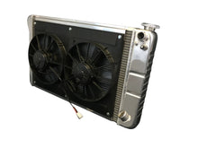 Load image into Gallery viewer, Radiator w/Fans C-10 Trk LS 67-72 Man Trans Raw