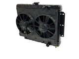 Radiator w/Fans Impala LS 59-64 Auto Trans Blk