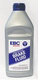 1 250ml bottle of EBC Brakes DOT-4 glycol fluid