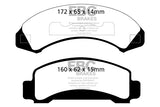 6000 Series Greenstuff Truck/SUV Brakes Disc Pads