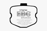 Redstuff Ceramic Low Dust Brake Pads